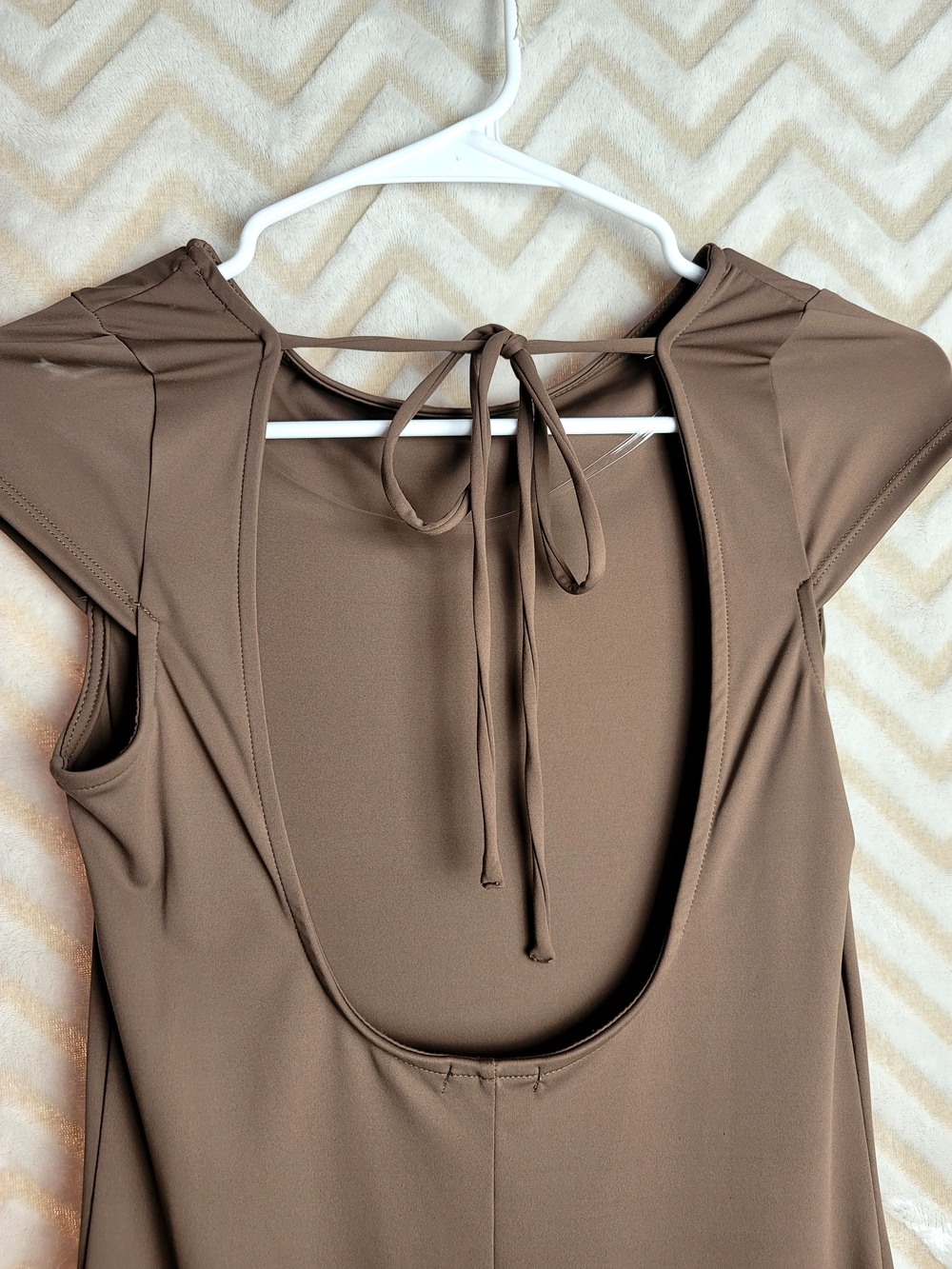 wild fable Brown Maxi Dress with Cowl Neck - Picture 4 of 9